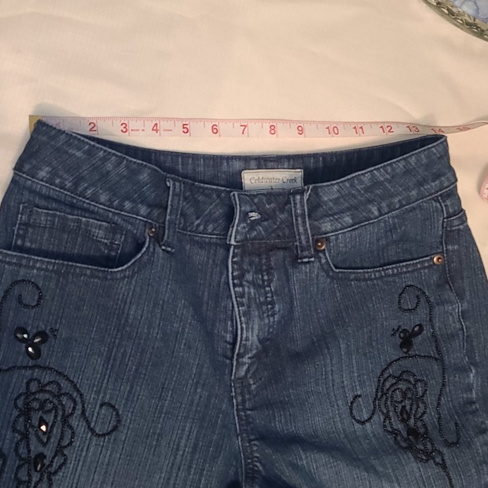 Jeans embellished by COLDWATER CREEK